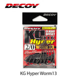 DECOY Worm 13 KG Hyper Extra Heavy Duty Offset Worm Hook