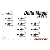DECOY SV-51 Delta Magic Jig Heads