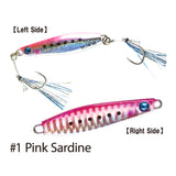 Hayabusa EX976 Jack Eye Shot Slow Slim Jigs 59mm 30g