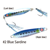 Hayabusa EX976 Jack Eye Shot Slow Slim Jigs 51mm 20g