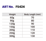 Hayabusa FS424 Jack Eye Slow Jigs 90g