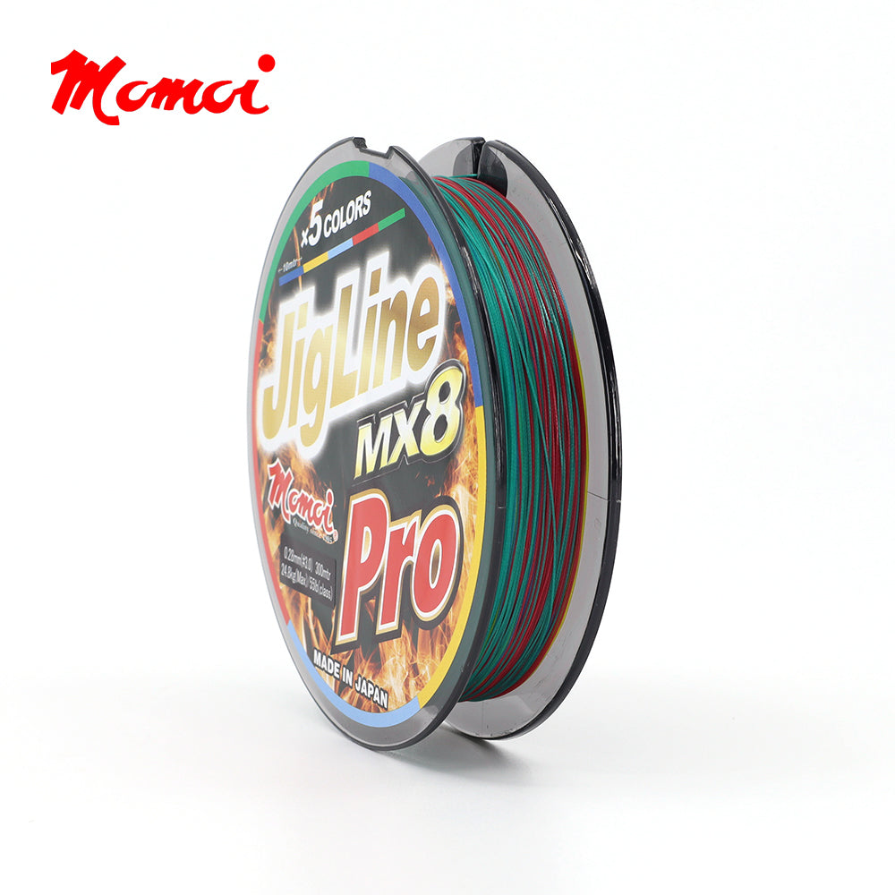 Jig Line Momoi JigLine MX8 Pro PE Braid 300m – Profisho Tackle