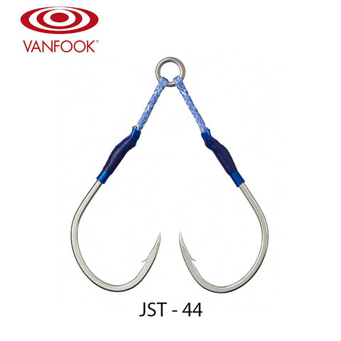 Vanfook JST-44 Short Twin Assist Hooks